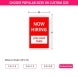 Now Hiring Clear Surface Decals
