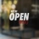 We Are Open Vinyl Letters