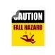 Caution Clear Window Decals