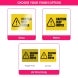 Caution Surface Decals
