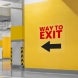 Directional Clear Window Decals