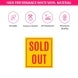 Sold Window Decals Opaque