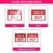 Sold Window Decals Opaque