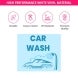 Car Wash Window Decals Opaque