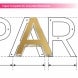 Acrylic Letters and Numbers Paper Template for Accurate Placement
