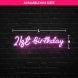 21st Birthday Neon Sign