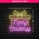 Merry Christmas Gift Neon Sign