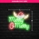 Merry Merry Deer Neon Sign