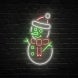 Snowman Neon Sign