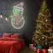 Snowman Neon Sign