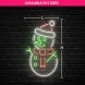 Snowman Neon Sign
