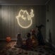 Ghost Cat Neon Sign