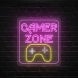 Gamer Zone Neon Sign