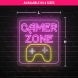 Gamer Zone Neon Sign