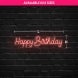 Happy Birthday Neon Signs