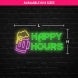 Happy Hours Neon Sign