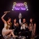 Happy New Year Glass Neon Sign