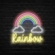 Rainbow Neon Sign