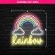 Rainbow Neon Sign