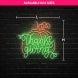 Thanksgiving Wall Decor Neon Sign