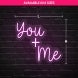You & Me Neon Sign
