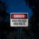 OSHA High Voltage 4160 Volts Aluminum Sign (Reflective)