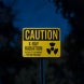 X Ray Radiation Aluminum Sign (Reflective)