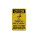 OSHA Caution Icealert Aluminum Sign (Reflective)
