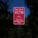 Do Not Be A Victim Of Car Theft Aluminum Sign (Reflective)