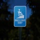 Wheelchair Ramp Aluminum Sign (Reflective)