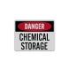 OSHA Chemical Hazard Aluminum Sign (Reflective)
