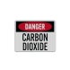 OSHA Carbon Dioxide Aluminum Sign (Reflective)