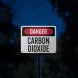 OSHA Carbon Dioxide Aluminum Sign (Reflective)