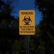 No Food Or Drink To Be Stored In This Refrigerator Aluminum Sign (Reflective)