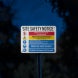 Unauthorized Entry To This Site Is Strictly Prohibited Aluminum Sign (Reflective)