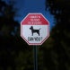 I Make It To The Fence In 28 Seconds Can You Aluminum Sign (Reflective)