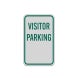 Reserved Visitor Parking Aluminum Sign (Reflective)