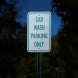 Car Wash Parking Aluminum Sign (Reflective)