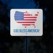 God Bless America Aluminum Sign (Reflective)