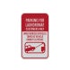 Parking For Laundromat Customers Only Aluminum Sign (Reflective)