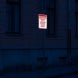 No Parking, Violators Towed Away Decal (EGR Reflective)