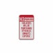 No Parking, Violators Towed Away Aluminum Sign (HIP Reflective)