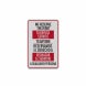 Bilingual Business Aluminum Sign (Reflective)