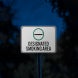 State No Smoking Aluminum Sign (Reflective)