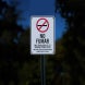 Spanish District Of Columbia No Smoking Aluminum Sign (Reflective)