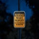 No Trespassing No Hunting Aluminum Sign (Reflective)