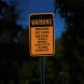 Abandoning A Pet Is Cruel & Illegal Aluminum Sign (Reflective)