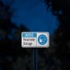 Respirator Storage Aluminum Sign (Reflective)