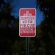 Dumpster Not For Public Use Aluminum Sign (Reflective)