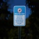 Drugs Free Zone Aluminum Sign (Reflective)